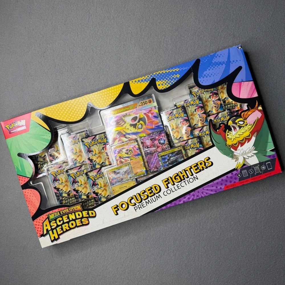 Pokemon Focused Fighters Premium Collection Mega Evolution Ascended Hero's Sam's